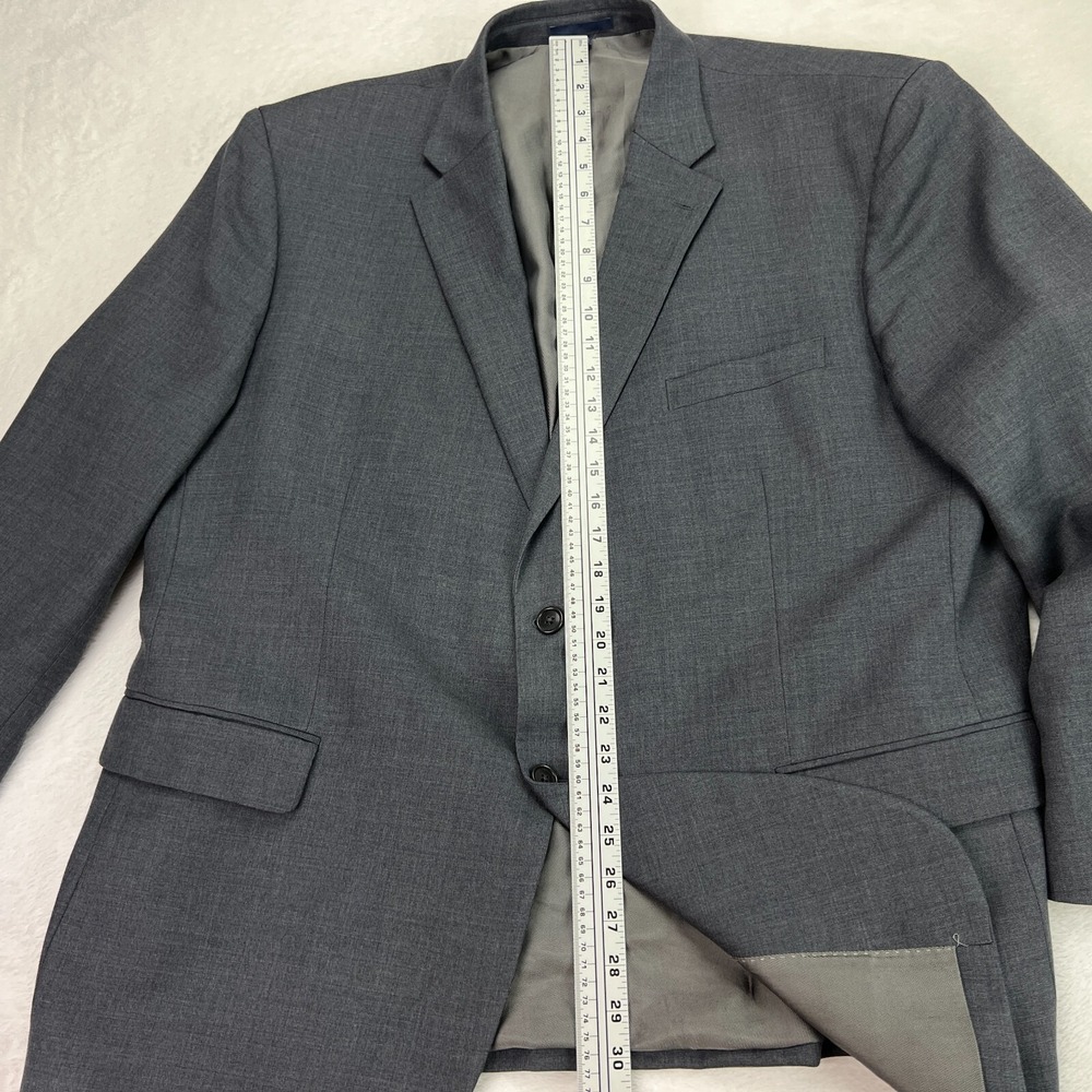 Jos A Bank 1905 Men Sz 50R Sport Coat Blazer Jacket Tailored Fit Wool Gray - Picture 16 of 16